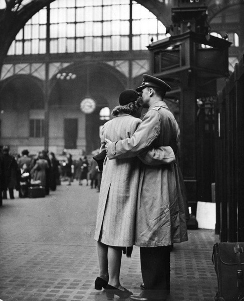 Прощание с возлюбленными. Пенсильванский вокзал. 1943 - ФОТОСЕССИЯ