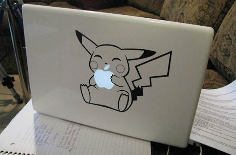 50 креативных наклеек на MacBook - ФОТОСЕССИЯ