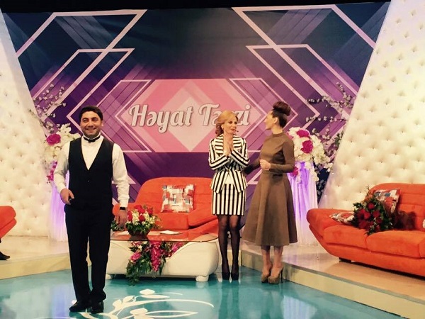 Гости из Москвы на передаче Ламии Алекпергызы - ФОТО